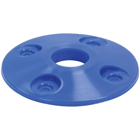 Allstar Performance Plastic Plate Scuff; Blue, 4PK ALL18433